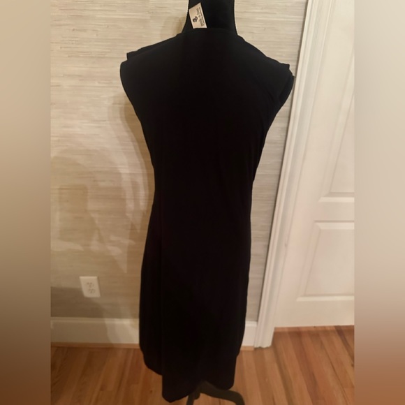 Peek-a-boo black open peek stomach Lycra dress size 4 - Picture 3 of 4